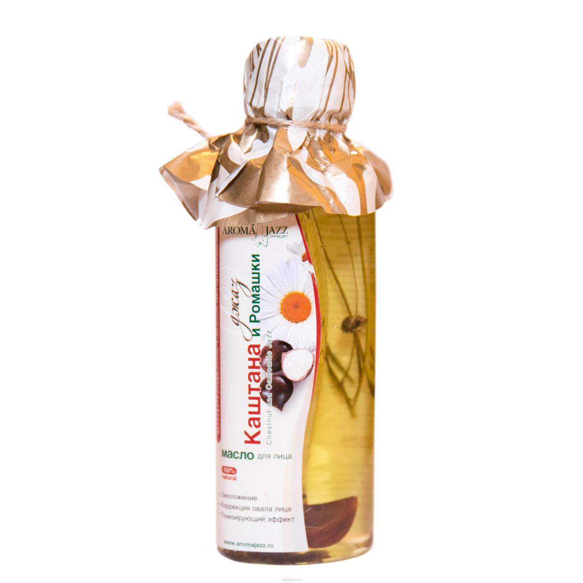 Aroma Jazz Масло жидкое для лица Лечебный джаз каштана и ромашки, 200 мл2302 Aroma Jazz Масло жидкое для лица Лечебный джаз каштана и ромашки, 200 мл2302Действие: предотвращает развитие воспалений, укрепляет стенки кровеносных сосудов, поддерживает водный баланс кожи, устраняет ощущение стянутости. Восстанавливает липидный барьер, повышает упругость и эластичность кожи, смягчает раздражение, оказывает противовоспалительное и тонизирующее действие. Противопоказания: аллергическая реакция на составляющие компоненты. Срок хранения: 24 месяца. После вскрытия упаковки рекомендуется использование помпы, использовать в течение 6 месяцев. Не рекомендуется снимать помпу до завершения использования.