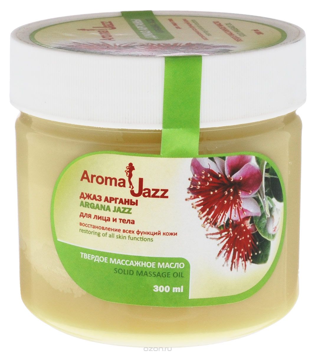 Aroma Jazz Твердое масло питательное Джаз арганы, 300 мл0109 Aroma Jazz Твердое масло питательное Джаз арганы, 300 мл0109Действие: способствует омоложению кожи и устранению морщин, смягчает и увлажняет, снимает ощущение стянутости и предотвращает пересыхание, снимает раздражение. Масло применяют для ухода за нежной чувствительной кожей. Являясь хорошим ранозаживляющим средством, Противопоказания: индивидуальная непереносимость компонентов продукта. Срок хранения: 24 месяца. После вскрытия упаковки использовать в течение 6 месяцев.