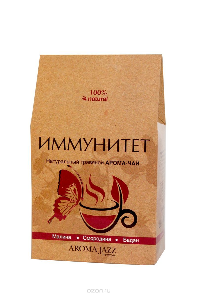 Aroma Jazz Иммунитет травяной арома-чай, 80 г3900 Aroma Jazz Иммунитет травяной арома-чай, 80 г3900Чай Aroma Jazz содержит в себе полезные травы для вашего здоровья. Он содержит большое количество витаминов, повышает иммунитет. Напиток оздоравливает организм, а также обладает противовоспалительным действием.