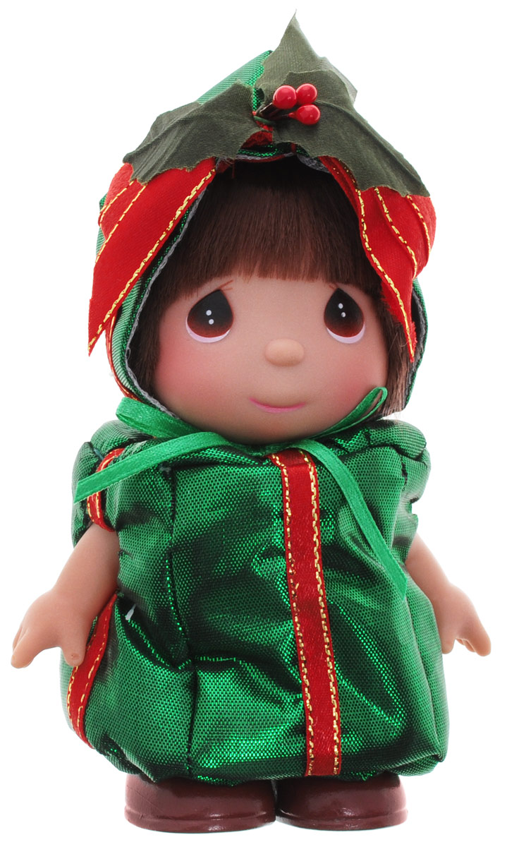 Precious Moments Мини-кукла Подарок5387 Precious Moments Мини-кукла Подарок5387Какие же милые эти куколки Precious Moments. Создатель этих очаровательных крошек настоящая волшебница - Линда Рик - оживила свои творения, каждая кукла обрела свой милый и неповторимый образ. Эти крошки могут сопровождать вас в чудесных странствиях и сделать каждый момент вашей жизни незабываемым! Мини-кукла Подарок одета в зеленый костюм, оформленный красными ленточками. У куколки большие карие глазки и темные волосы. Благодаря играм с куклой, ваша малышка сможет развить фантазию и любознательность, овладеть навыками общения и научиться ответственности. Порадуйте свою принцессу таким прекрасным подарком!