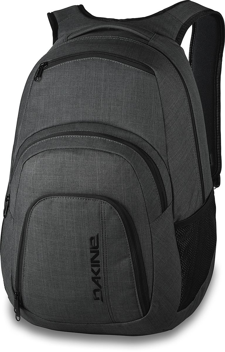 Рюкзак Dakine W16 DK CAMPUS 33L CARBON. 813005700108333 8130057 Рюкзак Dakine W16 DK CAMPUS 33L CARBON. 813005700108333 8130057Городской рюкзак с отделением для ноутбука ( до 15). Карман-органайзер, карман-термос, карман-сетка снаружи. Карман для очков из мягкого флиса.