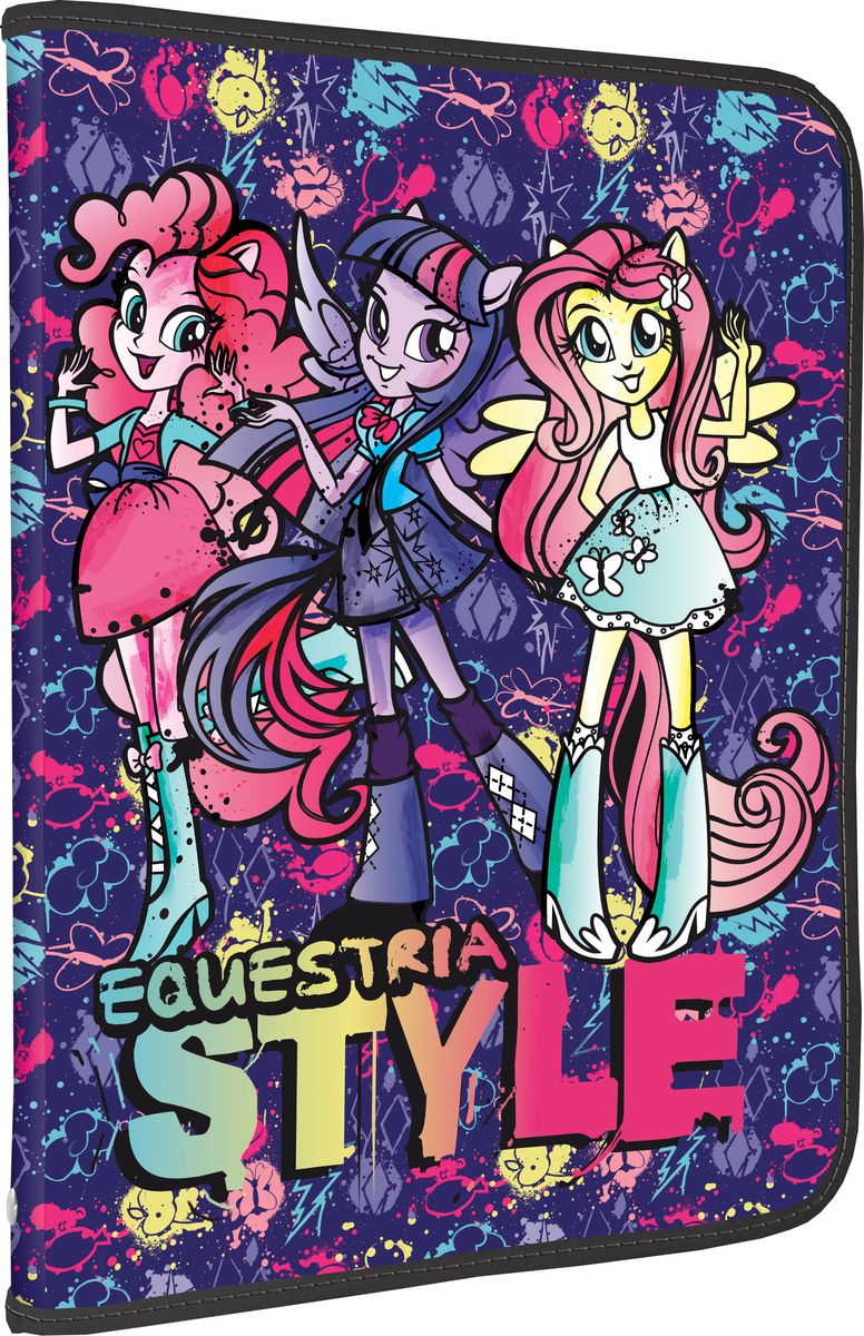 Equestria Girls Папка для тетрадей Equestria StyleEGDB-US1-PTRA4 Equestria Girls Папка для тетрадей Equestria StyleEGDB-US1-PTRA4Папка Equestria Girls Equestria Style формата А4 - это оптимальный способ уберечь от деформации тетради, документы, рисунки и прочие бумаги. С ней можно забыть о погнутых уголках и краях. Кроме того, теперь все необходимые бумаги и тетради будут аккуратно собраны, а не распределены по разным местам, что сократит время их поиска. Папка выполнена из полипропилена и застегивается на молнию. Внутри - откидной клапан с креплениями для школьных принадлежностей и секцией для тетрадей, рисунков и бумаг формата А4.