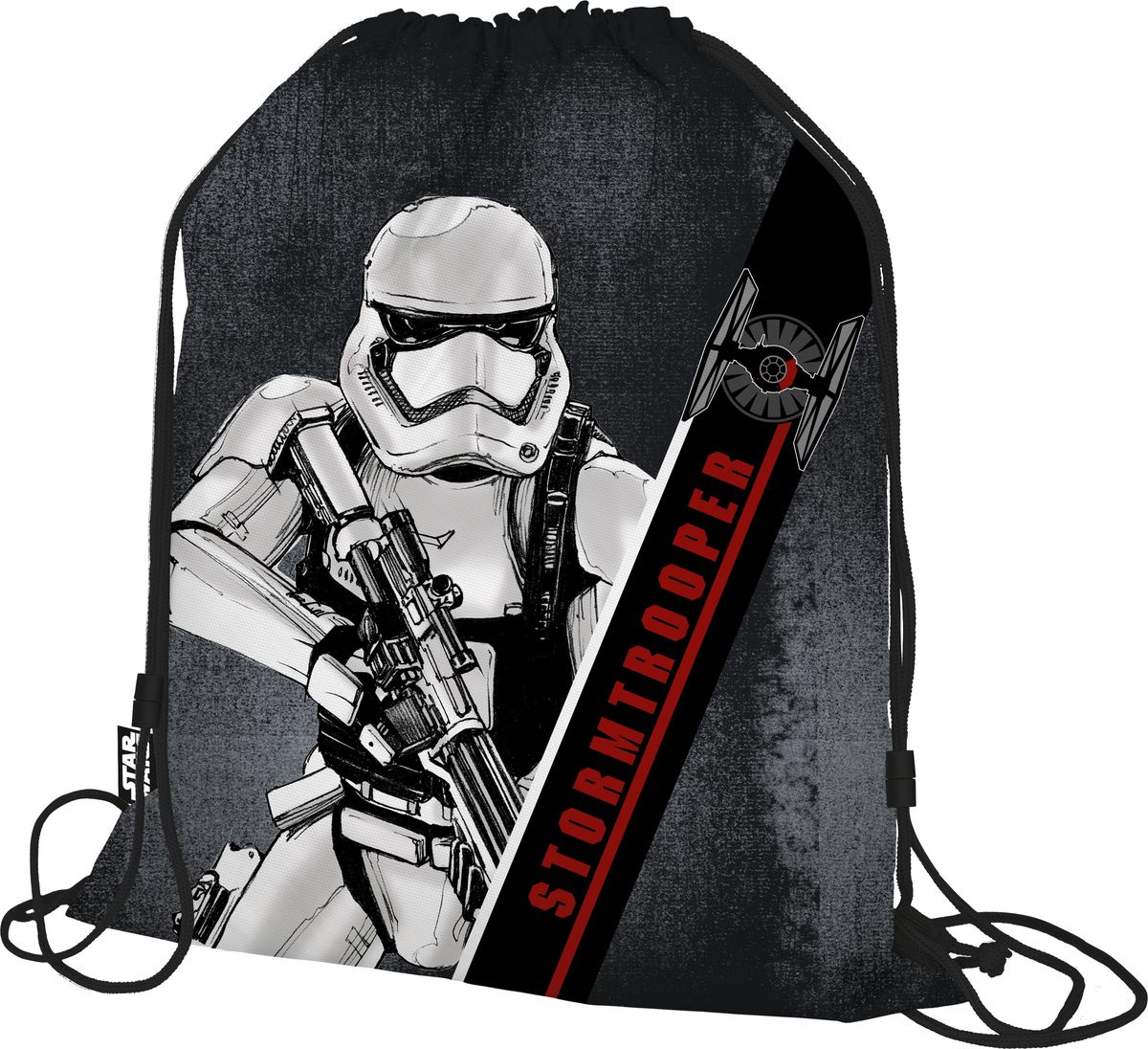 Star Wars Мешок для обуви Star WarsSWDB-MT1-883 Star Wars Мешок для обуви Star WarsSWDB-MT1-883Мешок для переноски обуви, выполнен из плотного водостойкого материала, затягивается сверху шнуром-лямкой и носится, как рюкзак. Размер: 43 х 34 х 1 см.