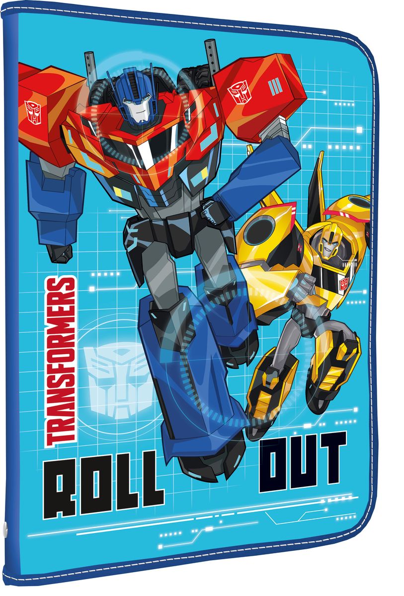 Transformers Папка для тетрадей Roll OutTRDB-US1-PTRA4 Transformers Папка для тетрадей Roll OutTRDB-US1-PTRA4Папка Transformers Roll Out формата А4 - это оптимальный способ уберечь от деформации тетради, документы, рисунки и прочие бумаги. С ней можно забыть о погнутых уголках и краях. Кроме того, теперь все необходимые бумаги и тетради будут аккуратно собраны, а не распределены по разным местам, что сократит время их поиска. Папка выполнена из полипропилена и застегивается на молнию. Внутри - откидной клапан с креплениями для школьных принадлежностей и секцией для тетрадей, рисунков и бумаг формата А4.