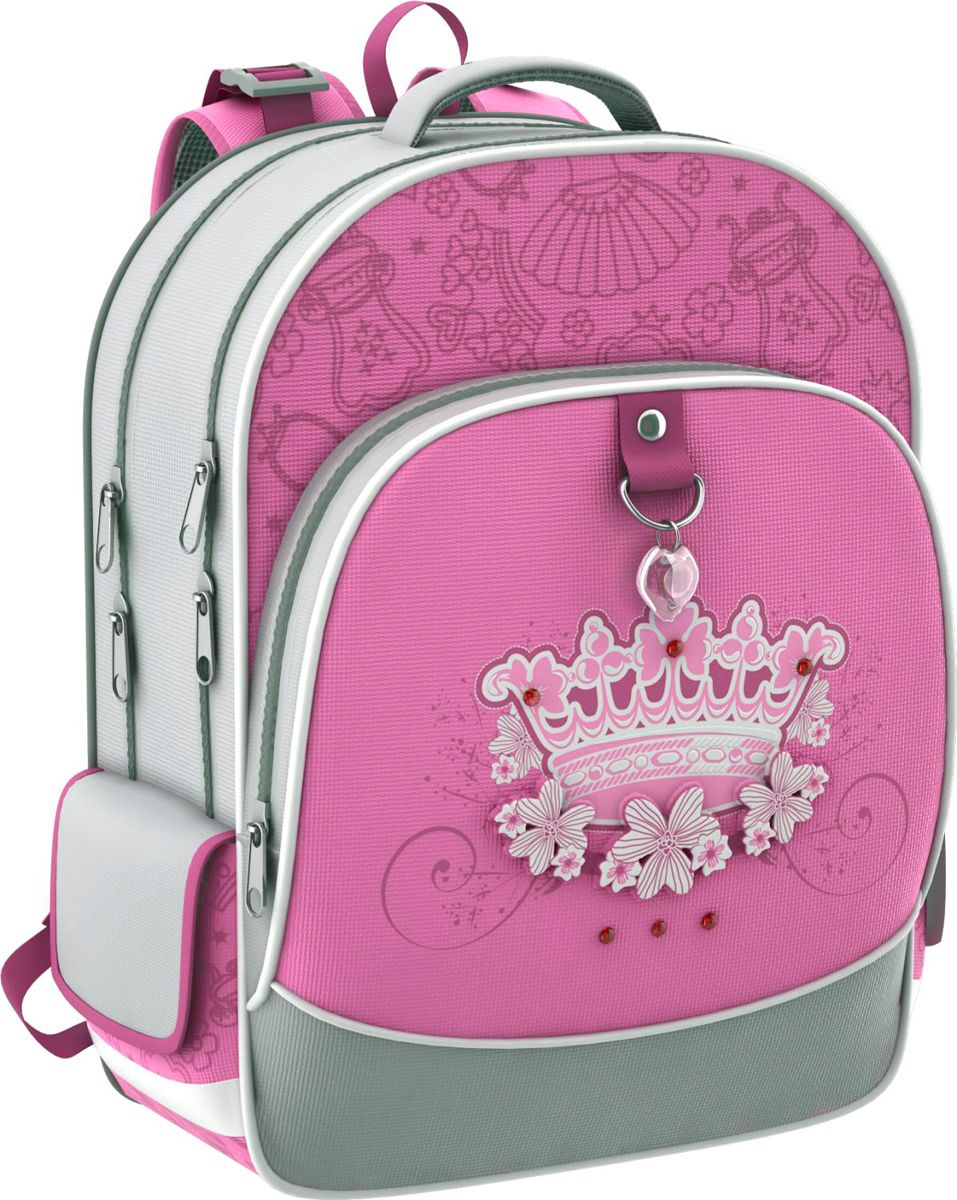 Erich Krause Рюкзак школьный Queens Crown39229 Erich Krause Рюкзак школьный Queens Crown39229Школьный рюкзак из водонепроницаемого материала, вес без наполнения 450 гр, размеры 38*28*14 см. Эргономичная спинка. Дно оснащено пластиковыми ножками. Светоотражающие элементы. Вмещает формат А4+. Рюкзак имеет два внутренних отделения и фронтальный карман на молнии.