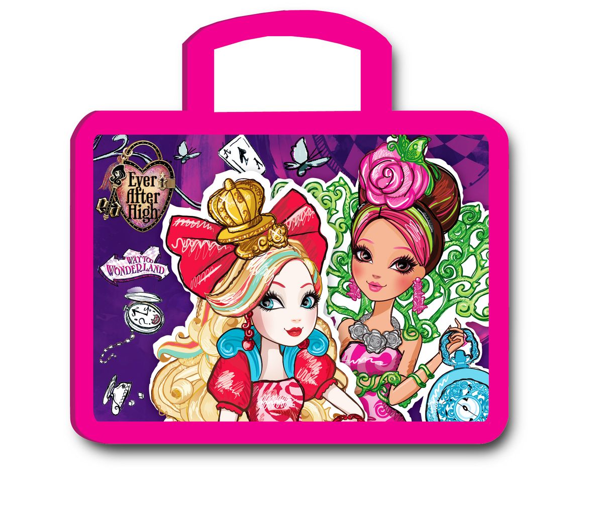 Centrum Сумка-папка Ever After High 8639886398 Centrum Сумка-папка Ever After High 8639886398Папка Ever After High выполнена из пластика, имеет две текстильные ручки для удобной переноски и застегивается на молнию. На изделии изображены персонажи. Папка имеет формат А4.