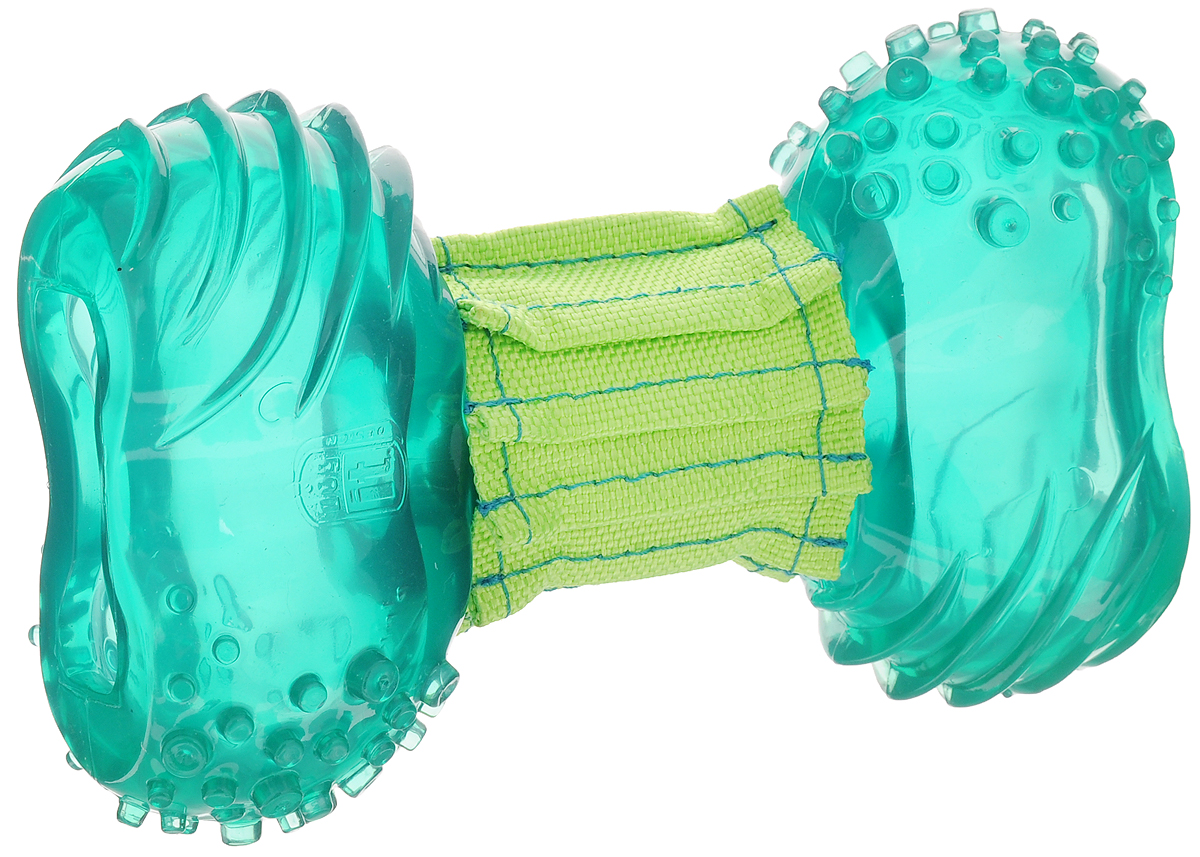 Игрушка для собак Dogit Chew & Clean, большая, для ухода за зубами, 16,5 х 10 х 4,5 см72907 Игрушка для собак Dogit Chew & Clean, большая, для ухода за зубами, 16,5 х 10 х 4,5 см72907Игрушка Dogit Chew & Clean выполнена из высококачественной синтетической резины в виде косточки с текстильной вставкой. Изделие предназначено для чистки и ухода за зубами для собак крупных пород. Игрушка оснащена внутри специальным отделением для лакомств, которое можно залить водой и заморозить для облегчения боли, при режущихся у щенков зубах. Такая игрушка привлечет внимание вашего любимца и не оставит его равнодушным.