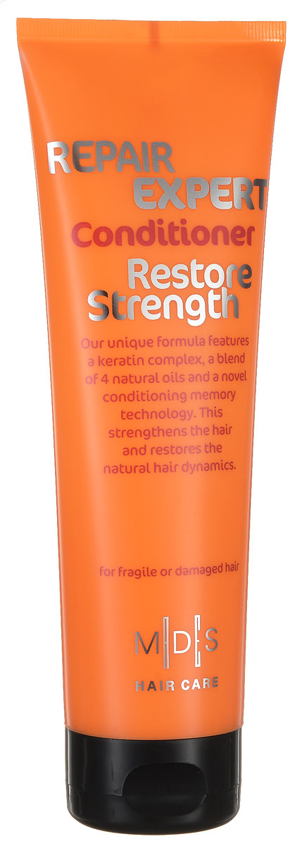 Hair Care Кондиционер кератиновый для поврежденных волос Repair Expert Restore Strength, 250 мл803818 Hair Care Кондиционер кератиновый для поврежденных волос Repair Expert Restore Strength, 250 мл803818Восстанавливающий кондиционер с кератином для поврежденных и ломких волос. Кератиновый комплекс питает и восстанавливает структуру волос, предохраняя от ломкости. Масло моринга, авокадо, миндаля, рыжиковое масло в комплексе с экстрактами красного дерева и алоэ вера придают гладкость, блеск и мягкость волосам, облегчая расчесывание. Подходит для ежедневного применения. Для поврежденных и окрашенных волос.