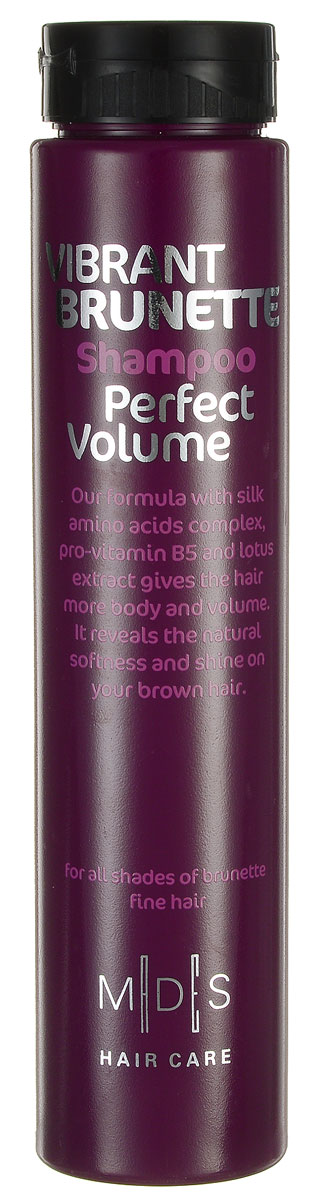 Hair Care Шампунь для темных волос Vibrant Brunette Perfect Volume для придания объема, 250 мл803827 Hair Care Шампунь для темных волос Vibrant Brunette Perfect Volume для придания объема, 250 мл803827Шампунь с про-витамином B5 для придания объема темным волосам. Сочетание про-витамина В5, экстракта лотоса, шелкового дерева, хны и розового перца придает объем от самых корней. Аминокислоты шелка восстанавливают блеск и питают волос по всей длине, восстанавливая и придавая силу. Ультра легкая формула разделяет и смягчает волосы. Подходит для ежедневного применения. Для всех типов волос.
