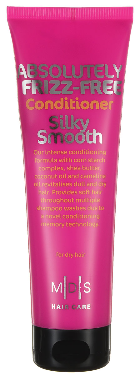 Hair Care Кондиционер для сухих волос Absolutely Anti-Frizz Silky Smooth для придания шелковистости, 250 мл803810 Hair Care Кондиционер для сухих волос Absolutely Anti-Frizz Silky Smooth для придания шелковистости, 250 мл803810Кондиционер для придания шелковистости сухим волосам. Комплекс из масла Ши, кокосового и рыжикового масел в сочетании с экстрактами кукурузы и стебля бамбука питает, разделяет волосы по всей длине, увлажняя, придавая блеск и снимая статическое напряжение. Не утяжеляет волосы. Подходит для ежедневного применения. Для сухих волос.