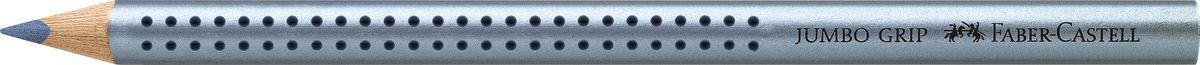 Faber-Castell Карандаш цветной Jumbo Grip цвет синий металлик110984 Faber-Castell Карандаш цветной Jumbo Grip цвет синий металлик110984Faber-Castell Jumbo Grip - цветной карандаш эргономичной трехгранной формы с утолщенным корпусом. Запатентованная Grip антискользящая зона захвата с малыми массажными шашечками. Мягкий грифель идеален для рисования и тренировки письма. Специальная технология вклеивания (SV) предотвращает поломку грифеля. Корпус покрыт лаком на водной основе - бережным по отношению к окружающей среде и здоровью детей. Качественная древесина - гарантия легкого затачивания при помощи стандартных точилок. Грифель размывается водой. Отстирывается с большинства обычных тканей.