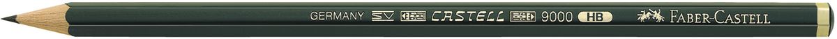 Faber-Castell Карандаш чернографитный Castell 9000 твердость HB119000 Faber-Castell Карандаш чернографитный Castell 9000 твердость HB119000Faber-Castell Castell 9000 - шестигранный графитный карандаш наивысшего качества с долголетней традицией. Пригоден не только для письма, но и для эскизов и рисования. Покрыт лаком на водной основе в интересах защиты окружающей среды. Специальная SV технология вклеивания грифеля предотвращает его поломку при падении. Высокое качество мягкой древесины обеспечивает легкое затачивание.