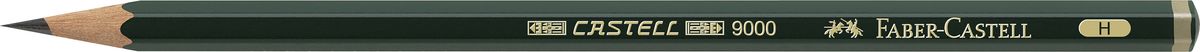 Faber-Castell Карандаш чернографитный Castell 9000 твердость H119011 Faber-Castell Карандаш чернографитный Castell 9000 твердость H119011Faber-Castell Castell 9000 - шестигранный графитный карандаш наивысшего качества с долголетней традицией. Пригоден не только для письма, но и для эскизов и рисования. Покрыт лаком на водной основе в интересах защиты окружающей среды. Специальная SV технология вклеивания грифеля предотвращает его поломку при падении. Высокое качество мягкой древесины обеспечивает легкое затачивание.
