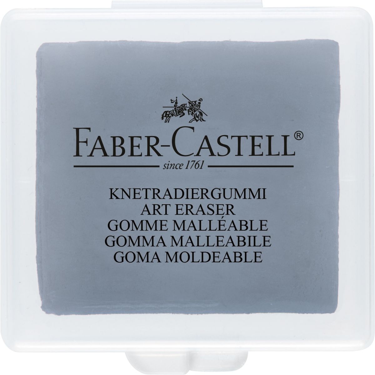 Faber-Castell Художественный ластик цвет серый127220 Faber-Castell Художественный ластик цвет серый127220Ластик Faber-Castell пригодится любому художнику. Аккуратный ластик не оставляет грязных разводов. Ластик Faber-Castell служит для коррекции и осветления рисунков, созданных мягкими карандашами, углем или пастелью. Ластик дополнительно служит для очистки фотопленок.