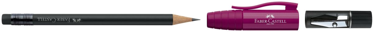 Faber-Castell Карандаш чернографитовый Perfect Pencil II цвет корпуса бордовый182934 Faber-Castell Карандаш чернографитовый Perfect Pencil II цвет корпуса бордовый182934Карандаш чернографитовый Faber-Castell Perfect Pencil II - незаменимый атрибут современного делового человека дома и в офисе. Корпус карандаша имеет колпачок с прочным клипом, который защищает кончик карандаша и одновременно удлиняет его встроенной точилкой. Карандаш оснащен инновационной системой, предотвращающей поломку грифеля. Порадуйте друзей и знакомых, оказав им столь стильный знак внимания.