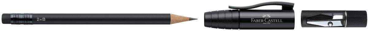 Faber-Castell Карандаш чернографитовый Perfect Pencil II цвет корпуса черный182999 Faber-Castell Карандаш чернографитовый Perfect Pencil II цвет корпуса черный182999Карандаш чернографитовый Faber-Castell Perfect Pencil II - незаменимый атрибут современного делового человека дома и в офисе. Корпус карандаша имеет колпачок с прочным клипом, который защищает кончик карандаша и одновременно удлиняет его встроенной точилкой. Карандаш оснащен инновационной системой, предотвращающей поломку грифеля. Порадуйте друзей и знакомых, оказав им столь стильный знак внимания.