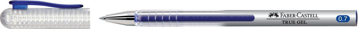 Faber-Castell Ручка-роллер True Gel цвет чернил синий243851 Faber-Castell Ручка-роллер True Gel цвет чернил синий243851Ручка-роллер Faber-Castell True Gel с наконечником 0,7 мм обеспечивает очень мягкое письмо. Пригодна для письма на документах. Имеет водостойкие и светостойкие чернила. Эргономичная зона захвата обеспечивает комфорт во время письма. Колпачок оснащен упругим клипом.