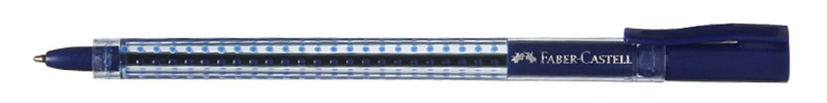 Faber-Castell Ручка шариковая Grip 2020 цвет синий544551 Faber-Castell Ручка шариковая Grip 2020 цвет синий544551Шариковая ручка Faber-Castell Grip 2020 эргономичной трехгранной формы станет незаменимым атрибутом учебы или работы. Прозрачный корпус ручки выполнен из пластика и соответствует цвету чернил. Запатентованная антискользящая зона захвата дополнена малыми массажными шашечками. Высококачественные чернила позволяют добиться идеальной плавности письма. Ручка оснащена упругим клипом для удобной фиксации на бумаге или одежде.