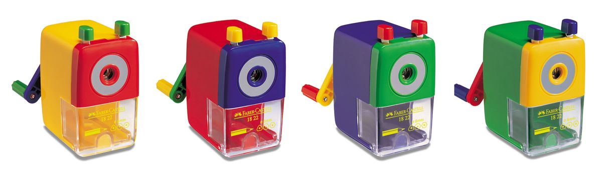 Faber-Castell Точилка настольная582200 Faber-Castell Точилка настольная582200Качественные точилки пригодны для круглых, шестигранных и трехгранных карандашей, цветных карандашей с креплением к столу.