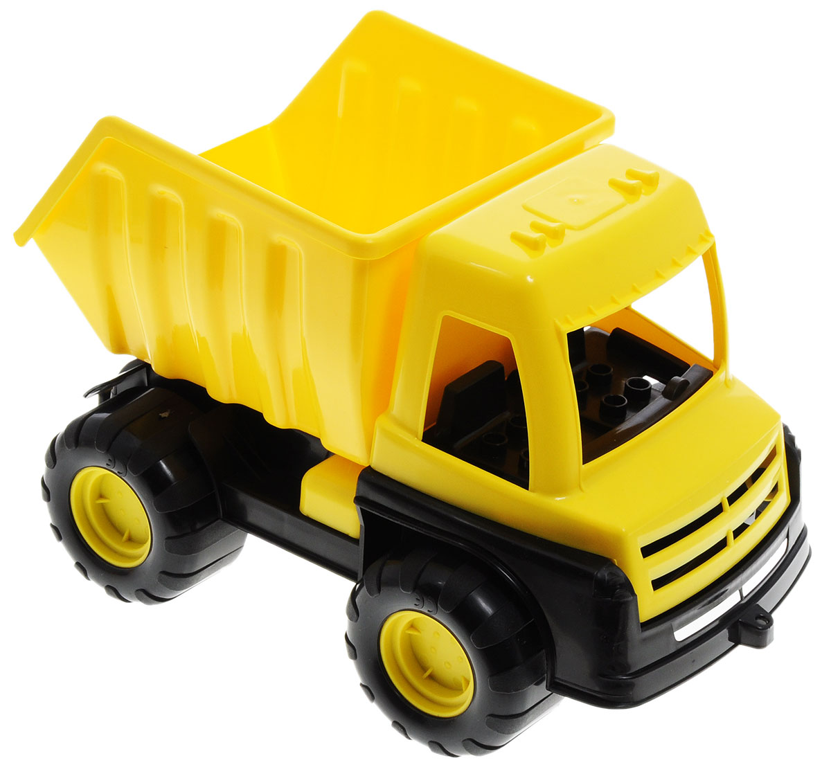Zebratoys Самосвал Constructor15-10827 Zebratoys Самосвал Constructor15-10827Самосвал Zebratoys Constructor отличает небольшой размер деталей и отсутствие острых углов, что, несомненно, сказывается на безопасности при использовании. Игрушка выполнена из качественных и безопасных материалов и рекомендуется детям от одного года. Эта машина станет замечательным подарком для самых маленьких. Откидывающийся кузов самосвала с фиксатором добавляет реалистичность действия и делает игровой процесс увлекательней. Игрушка способствует развитию воображения, цветового восприятия, тактильных ощущений и мелкой моторики рук.