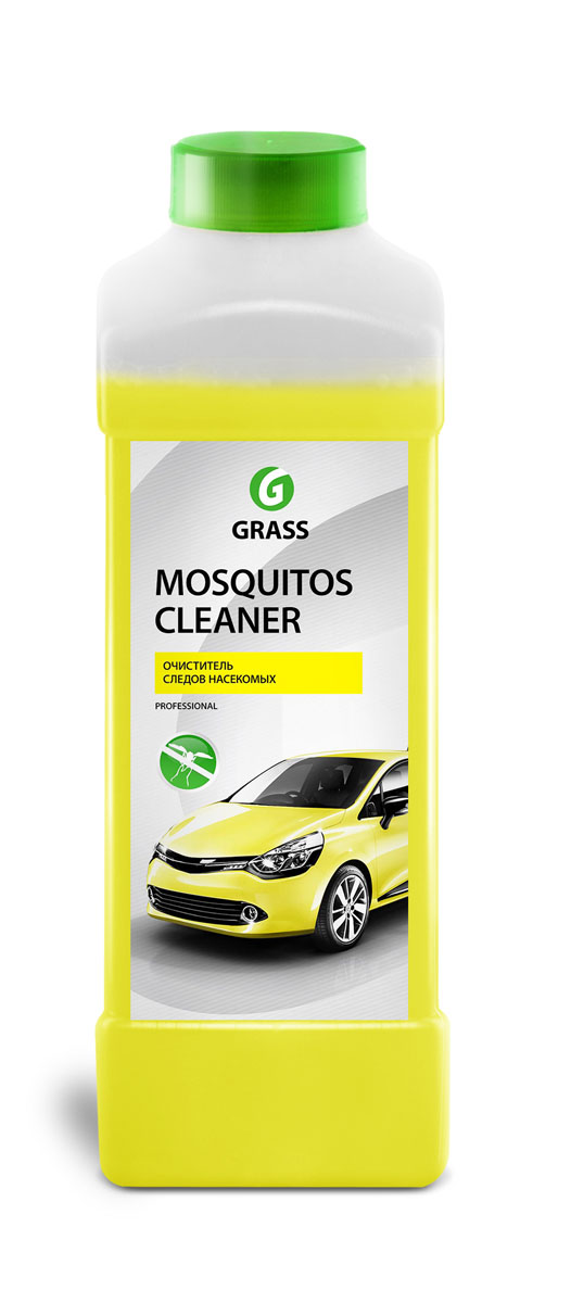 Средство для удаления следов насекомых Grass Mosquitos Cleaner, 1 л118100 Средство для удаления следов насекомых Grass Mosquitos Cleaner, 1 л118100Средство Grass Mosquitos Cleaner предназначено для быстрого и легкого удаления остатков насекомых со стекол, пластиковых и хромированных бамперов, капота, решеток радиатора. Обладает высокой очищающей способностью. Концентрат разводится из расчета 150 г/л. Товар сертифицирован.
