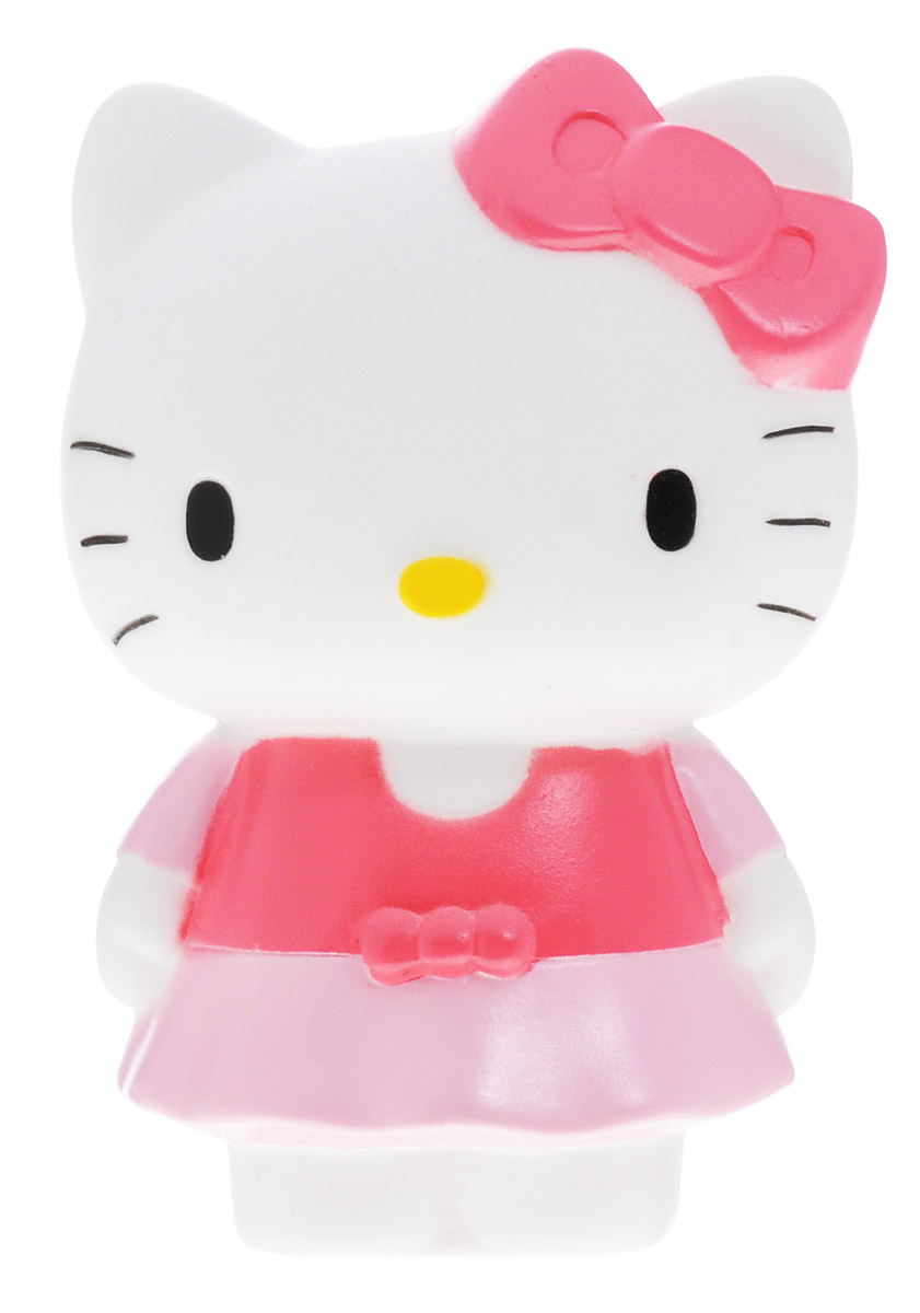 Играем вместе Игрушка для ванной Hello Kitty цвет белый розовый42R_розовое платье Играем вместе Игрушка для ванной Hello Kitty цвет белый розовый42R_розовое платьеИгрушка для ванной Играем вместе Hello Kitty понравится вашей малышке и развлечет ее во время купания. Она выполнена из безопасного материала в виде популярной кошечки. Размер игрушки идеален для маленьких ручек малыша. Если сжать ее во время купания в ванной, игрушка начинает брызгаться водой, а при нажатии раздается забавный писк. Игрушка способствует развитию воображения, цветового восприятия, тактильных ощущений и мелкой моторики рук.