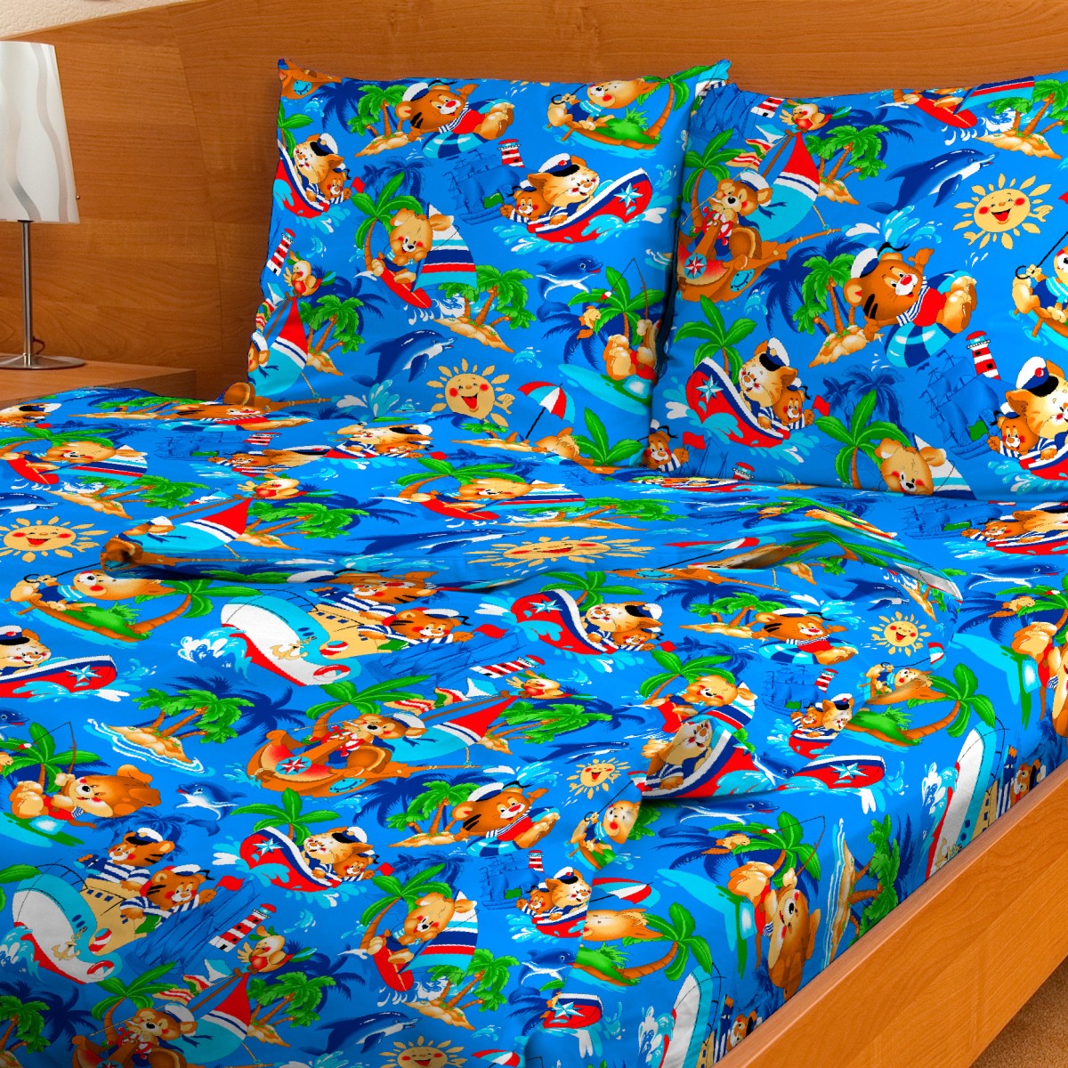 Letto Комплект белья для новорожденных Ясли BGR-24BGR-24 Letto Комплект белья для новорожденных Ясли BGR-24BGR-24Комплект постельного белья в кроватку с простыней на резинке в хлопковом исполнении и с хорошими устойчивыми красителями - по очень доступной цене! Эта модель произведена из традиционной российский бязи, плотного плетения. Такое белье прослужит долго и выдержит много стирок. Рекомендуется перед первым использованием постирать, но не пересушивать. Размер: пододеяльник 145*110,простыня 60*120 высота 20 см, резинка целиком по периметру. нав-ка 40*60. Рисунок на наволочке может отличаться от представленного на фото. Подлежит машинной стирке при температуре 30 гр., строго на деликатном режиме.