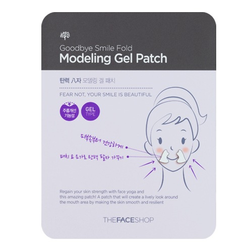 The Face Shop Маска от носогубных складок Modeling Gel Patch, 2х3,6 гУТ000001680 The Face Shop Маска от носогубных складок Modeling Gel Patch, 2х3,6 гУТ000001680Первые морщины в области рта могут появиться даже в юном возрасте, так как такие морщины относятся к мимическим, то есть возникают не как следствие старения кожи. Чаще всего они появляются у женщин с активной мимикой, не избежать встречи с ними любительницам посмеяться. The Face Shop создал маску для области вокруг рта. Благодаря специальной гимнастики для зоны улыбок Face Yoga и этому патчу, кожа подтянется. А входящий в состав экстракт граната и аденозин помогут ей быстрее обновиться, выглядеть более гладкой, ровной и отдохнувшей. Перед нанесением патча, рекомендуется сделать гимнастику зоны улыбки.