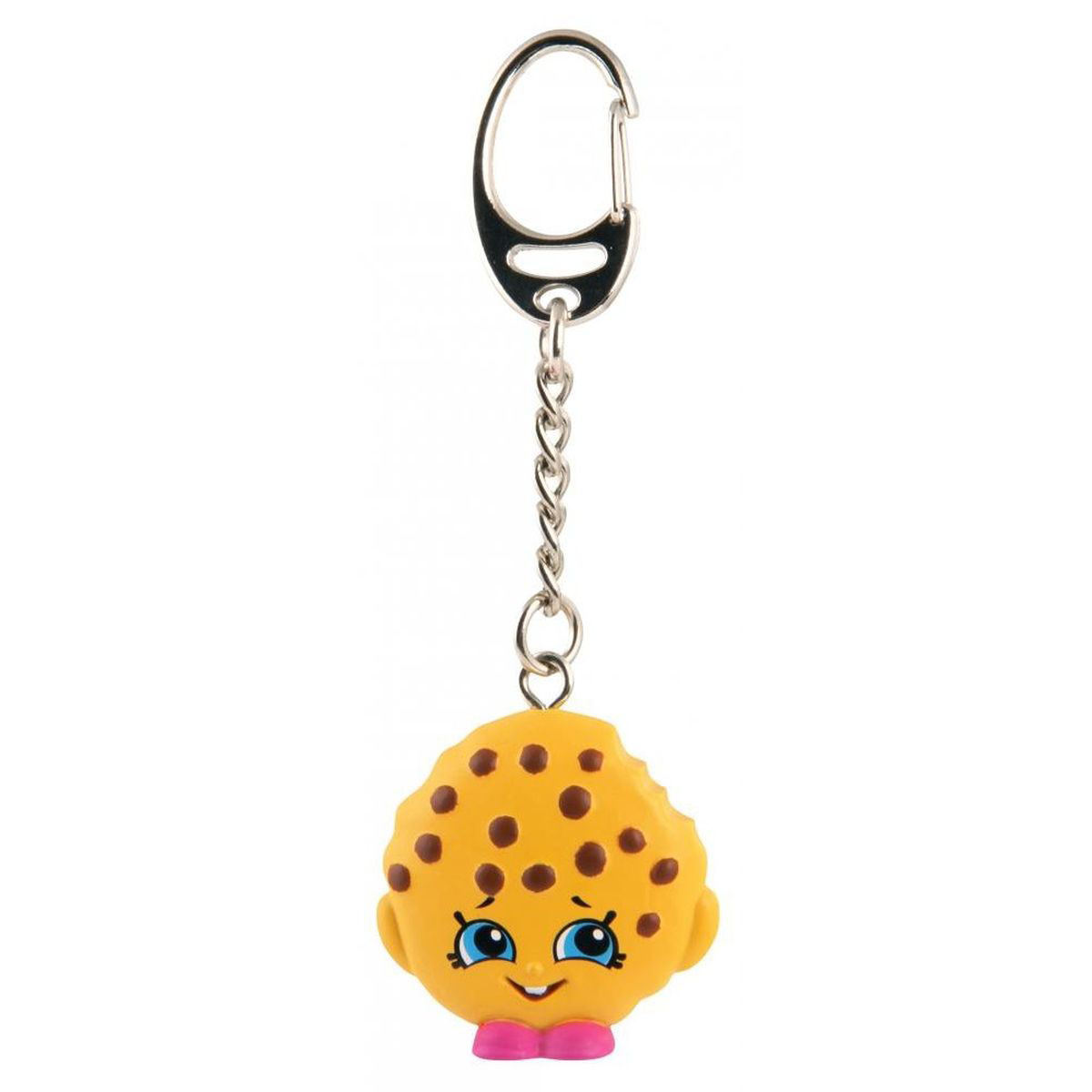 Shopkins Брелок Kooky Cookie93304/ast93300 Shopkins Брелок Kooky Cookie93304/ast93300Брелок Shopkins Kooky Cookie - это яркий аксессуар, который станет отличным подарком для вашей девочки. Брелок-печенье желтого цвета, украшен шоколадными кружочками и выполнен в виде фигурки с очень жизнерадостным лицом. Стоит печенье на розовых башмачках. Аксессуар выполнен из безопасного для детей материала. На такой брелок вашей малышке будет приятно повесить свои ключи, также его можно просто повесить на рюкзак и он будет радовать ее своим видом.