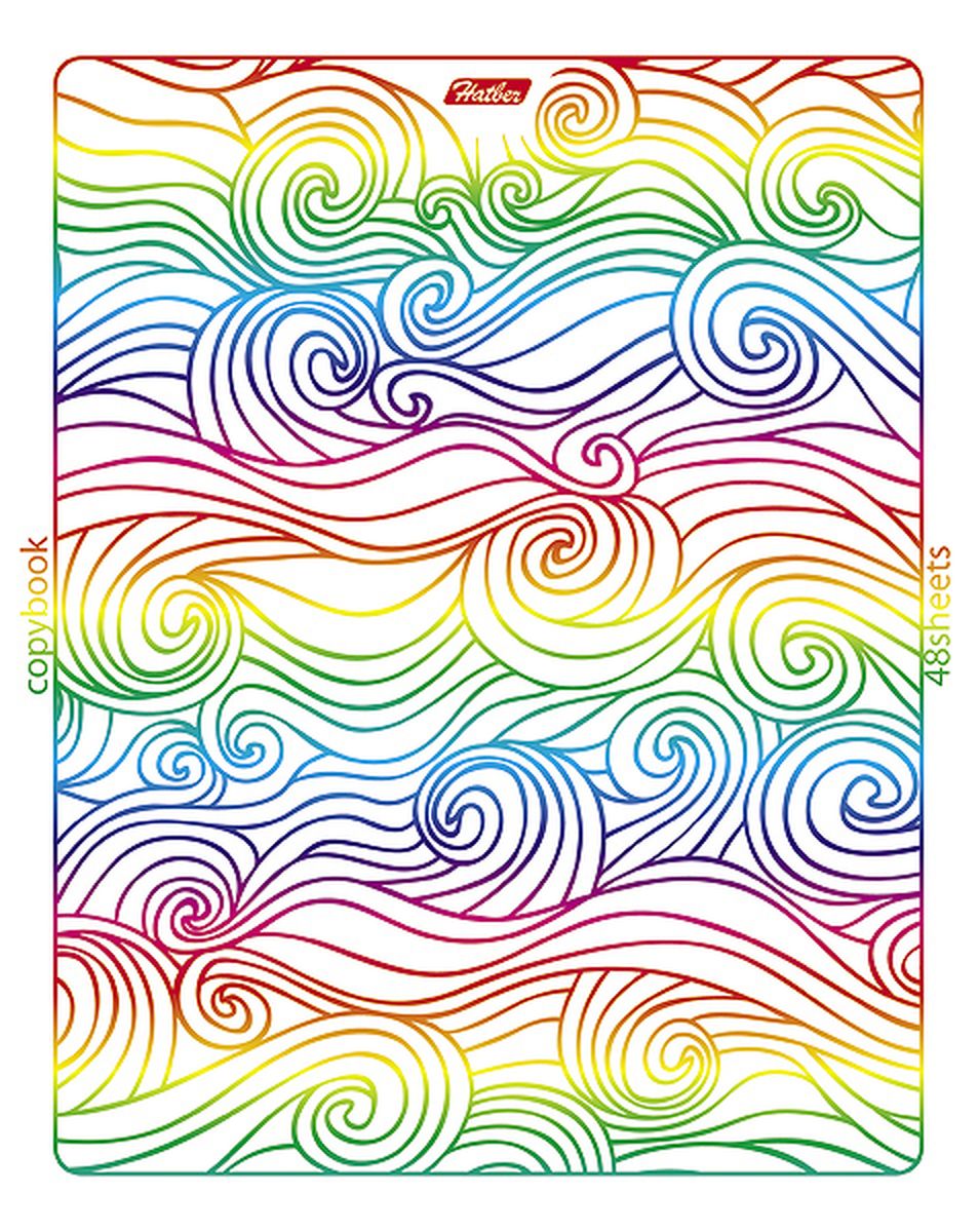 Hatber Тетрадь Rainbow 48 листов в клетку 48Т5фВ148Т5фВ1 Hatber Тетрадь Rainbow 48 листов в клетку 48Т5фВ148Т5фВ1Тетрадь Hatber Rainbow отлично подойдет для занятий школьнику, студенту или для различных записей. Обложка, выполненная из плотного картона, украшена тиснением радужной фольгой. Игра разноцветных металлизированных переливов в сочетании с оригинальными узорами дарит тетрадке магический эффект. Внутренний блок тетради, соединенный металлическими скрепками, состоит из 48 листов белой бумаги в голубую клетку с полями.