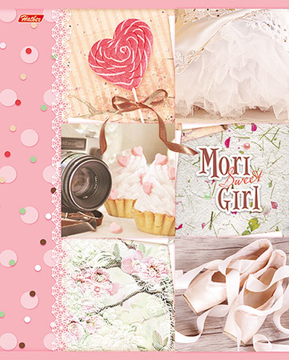 Hatber Тетрадь Sweet mori girl 48 листов в клетку 48Т5В148Т5В1 Hatber Тетрадь Sweet mori girl 48 листов в клетку 48Т5В148Т5В1Тетрадь Hatber Sweet Mori Girl подойдет как школьнику, так и студенту. Обложка, выполненная из плотного картона, позволит сохранить тетрадь в аккуратном состоянии на протяжении всего времени использования. Лицевая сторона оформлена различными нежными картинками. Внутренний блок тетради, соединенный двумя металлическими скрепками, состоит из 48 листов белой бумаги в клетку с полями. Такая великолепная тетрадка Sweet mori girl будет не только нужной канцелярской принадлежностью, но и подарит вам хорошее настроение. Великолепные тетради в клетку, обложка - из мелованного картона. Скрепление - скоба. Внутренний блок из высококачественного офсета 60гр/м, красные поля.