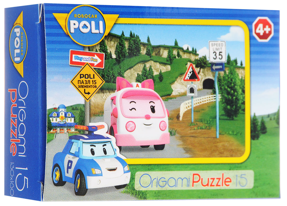 Оригами Мини-пазл Robocar Poli Скорая помощь176_Скорая помощь Оригами Мини-пазл Robocar Poli Скорая помощь176_Скорая помощьМини-пазл Оригами Robocar Poli. Скорая помощь - это хороший способ в ненавязчивой форме развивать у ребёнка мелкую моторику рук, пространственное мышление. Поли и его команда помогают детям усваивать правила дорожного движения и учат правильному поведению рядом с проезжей частью. Ребёнок учится, играя. Размер собранного пазла: 13 см х 18 см.