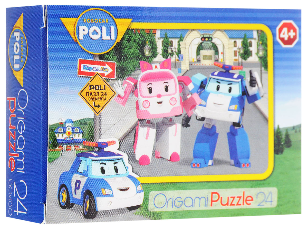 Оригами Мини-пазл Robocar Poli Полиция и скорая180_полиция и скорая Оригами Мини-пазл Robocar Poli Полиция и скорая180_полиция и скораяМини-пазл Оригами Robocar Poli. Полиция и скорая - это хороший способ в ненавязчивой форме развивать у ребёнка мелкую моторику рук, пространственное мышление. Поли и его команда помогают детям усваивать правила дорожного движения и учат правильному поведению рядом с проезжей частью. Ребёнок учится, играя. Размер собранного пазла: 13 см х 18 см.