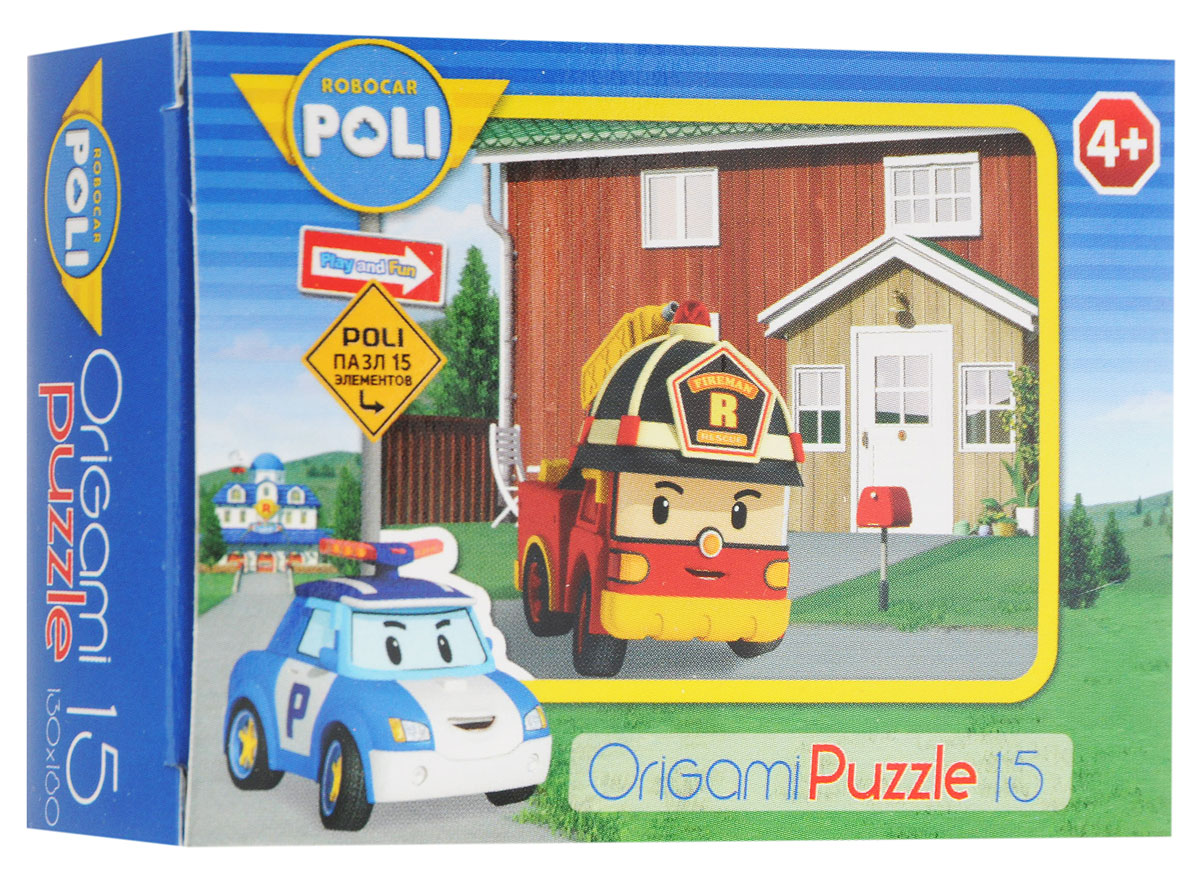 Оригами Мини-пазл Robocar Poli Пожарная машина 00176AST000000000147128_пожарная машина Оригами Мини-пазл Robocar Poli Пожарная машина 00176AST000000000147128_пожарная машинаМини-пазл Оригами Robocar Poli. Пожарная машина - это хороший способ в ненавязчивой форме развивать у ребёнка мелкую моторику рук, пространственное мышление. Поли и его команда помогают детям усваивать правила дорожного движения и учат правильному поведению рядом с проезжей частью. Ребёнок учится, играя. Размер собранного пазла: 13 см х 18 см.