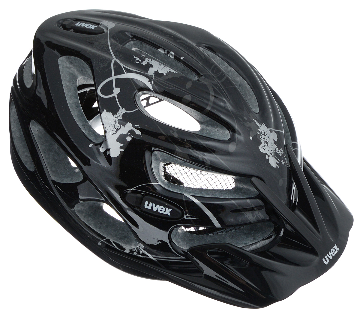 Шлем летний Uvex Onyx, цвет: черный, серебристый. Размер XXS-S4543.2515 Шлем летний Uvex Onyx, цвет: черный, серебристый. Размер XXS-S4543.2515Шлем Uvex Onyx конструкции Inmould предназначен исключительно для езды на велосипеде и катания на роликовых коньках или скейтборде. Шлем снабжен универсальным внутренним настроечным кольцом, застежками на липучках, регулируемыми текстильными ремешками и вентиляционными отверстиями. Увеличенное количество вентиляционных отверстий гарантирует отличную циркуляцию воздуха на разных скоростях движения при сохранении жесткости. Подстежка изготовлена из пенополистирола. Ее роль заключается в рассеивании энергии при ударе, что защищает голову. Верхняя часть шлема, выполненная из прочного пластика, препятствует разрушению изделия, защищает шлем от прокола и позволять ему скользить при ударах. Способность шлема скользить по поверхности является важной его характеристикой, так как при падении движение уменьшается не сразу, а постепенно, снижая тем самым нагрузку на голову и шею. Надежный шлем с ярким дизайном обеспечит высокую степень защиты...