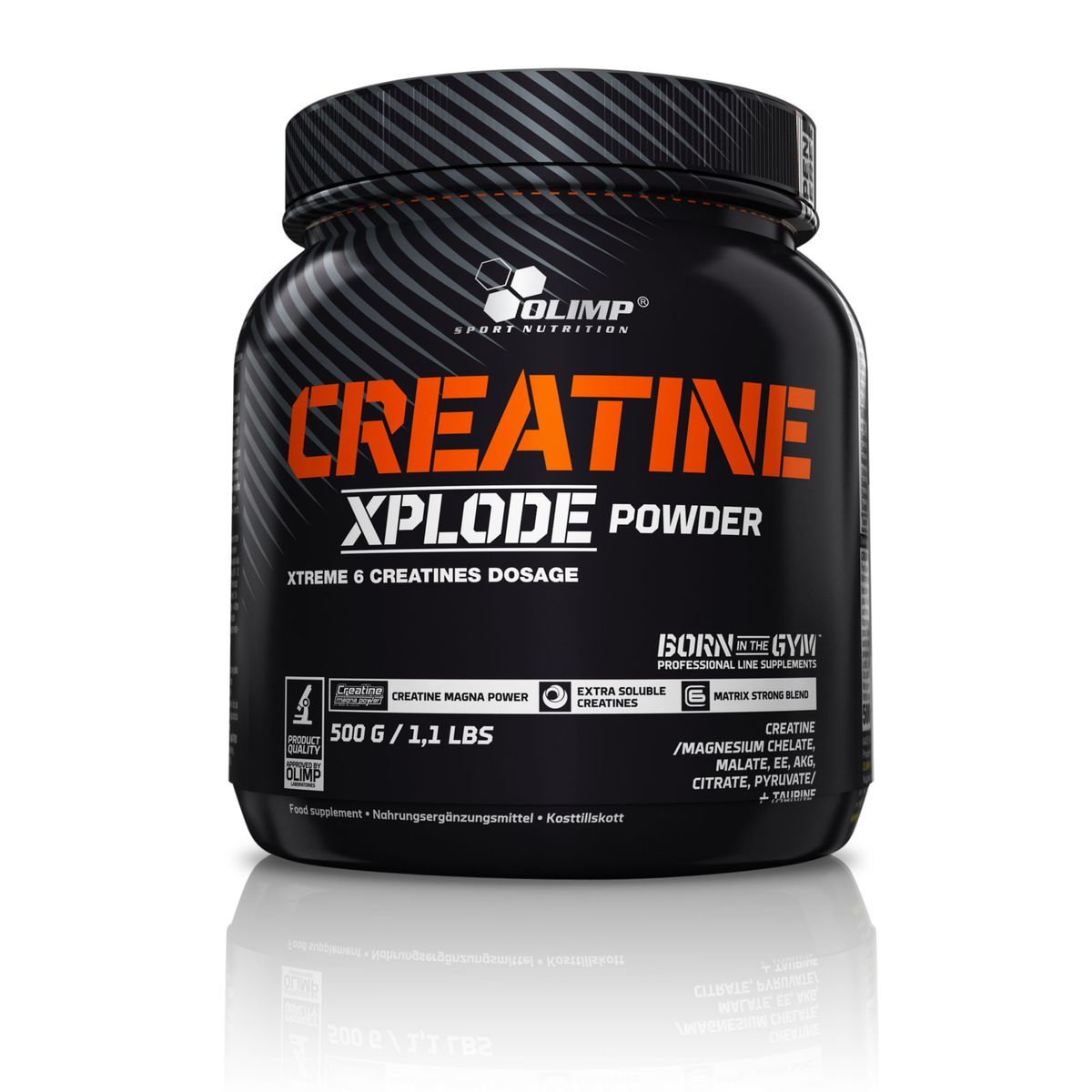 OLIMP Креатин Creatine Xplode Powder 500г ананасO25396 OLIMP Креатин Creatine Xplode Powder 500г ананасO25396В составе Creatine Xplode Powder используется смесь 6 самых популярных и самых эффективных форм креатина, используемых в настоящее время во всем мире, а именно: креатин малат, этиловый эфир, альфа-КГ, пируват, цитрат и креатин хелат магния (креатин Magna Power). Использование этих форм креатина обеспечивает высокие достижения в спорте. Очень хорошо помогает в том числе обогащение продукта Creatine Xplode Powder таурином, который помогает эффективно тренироваться и способствует увеличению спортивных показателей, уменьшая при этом время восстановления после тренировки. Рекомендации по применению: 2 порции в день - перед завтраком и после тренировки. Рекомендации по приготовлению: Разбавьте 5 г порошка - 10 единицы измерения совка или 1 столовая ложка в 125 мл воды.