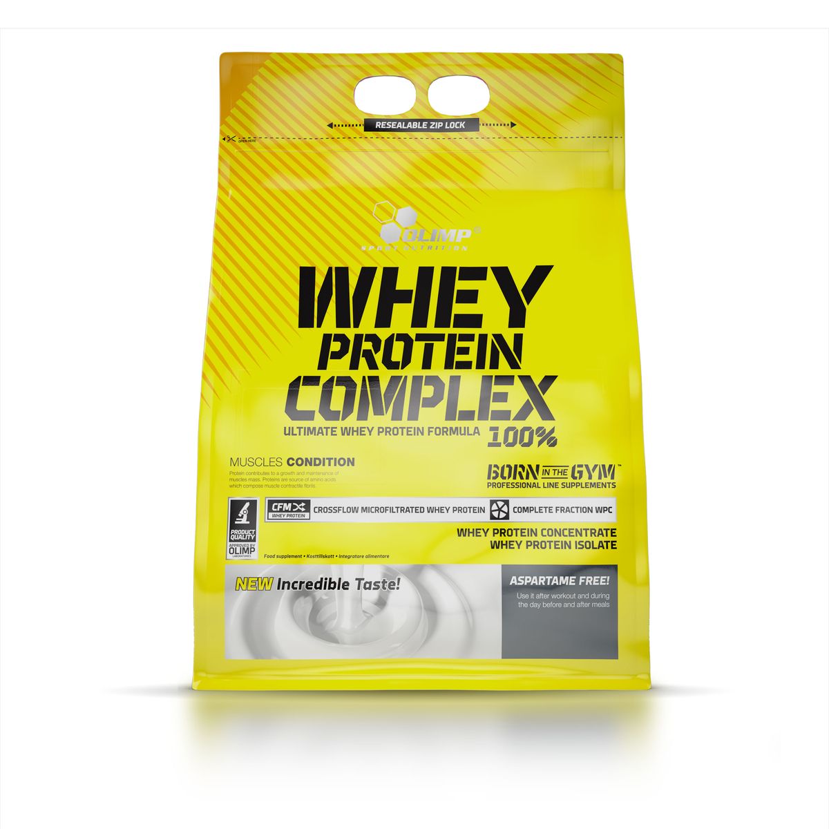 OLIMP Протеин Whey Protein Complex 100%, 2,3кг, шоколадO44618 OLIMP Протеин Whey Protein Complex 100%, 2,3кг, шоколадO44618Whey Protein – так называется белок молочной сыворотки по-английски. Этот белок обладает наивысшей биологической ценностью и лучше всего переносится организмом. Компания Olimp разработала высококачественный протеиновый порошок, Olimp Whey Protein Complex 100%- который обладает приятным вкусом и отвечает физиологическим потребностям. Очень важную роль играет здесь способ производства, поскольку в качестве сырья используется микрофильтрованный протеин, который не выносит высоких температур и высокого давления. Рекомендации по применению: Принимайте до 3 порции в день - утром, между приемами пищи и после тренировки или перед сном.