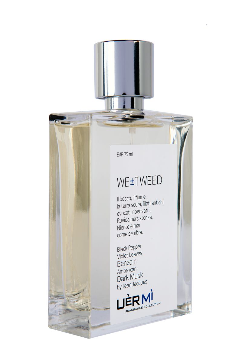 Uermi Tweed Парфюмерная вода, 75млUE020 Uermi Tweed Парфюмерная вода, 75млUE020WE Tweed. Твид абсолютно очарователен! Старинный и супер-современный, грубый и утонченный. По мнению парфюмера Жан Жак аромат подчеркивает грани Вашей натуры. Ноты черного перца, листьев фиалки, бензоина, амброксана и мускуса звучат удивительно контрастно!