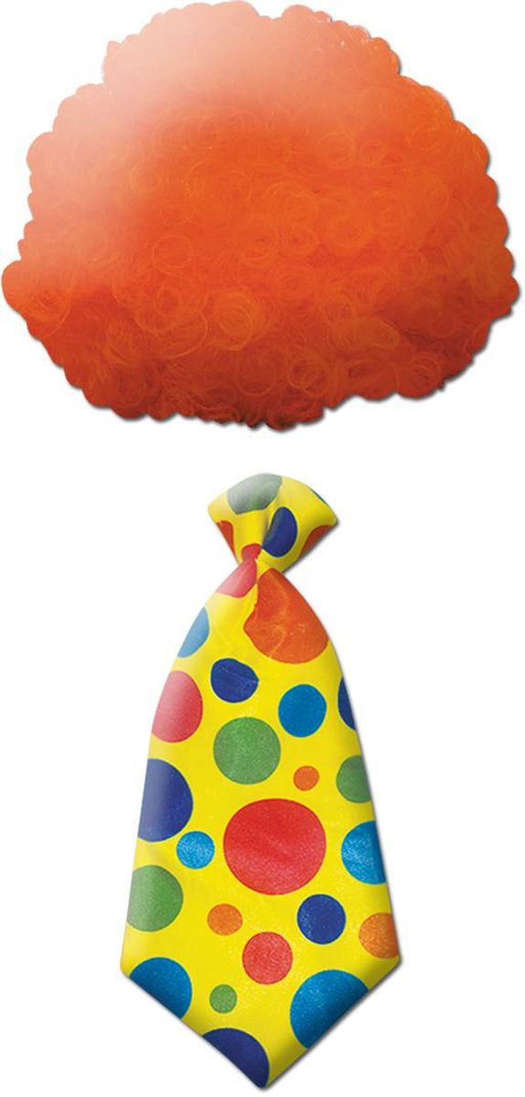 Partymania Клоунский парик+галстук T1220T1220 Partymania Клоунский парик+галстук T1220T1220Изделие развлекательного характера. Клоунский набор подарит радость перевоплощения, создав веселый образ, и наполнит всех положительными эмоциями. Материал: полиэстер