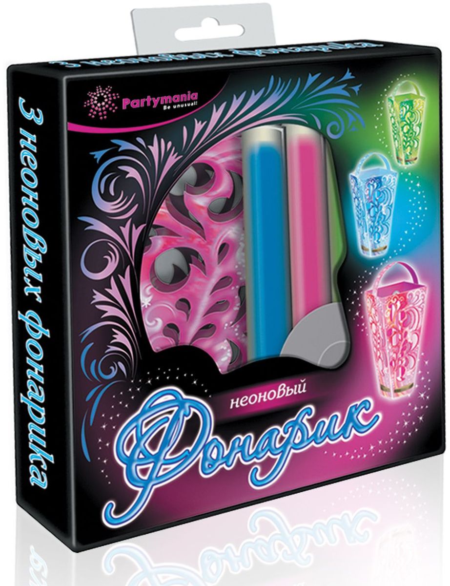 Partymania Декоративное изделие Неоновый фонарик T0104-PBGT0104-PBG Partymania Декоративное изделие Неоновый фонарик T0104-PBGT0104-PBGИспользуется для украшения новогоднего интерьера, в том числе новогодней елки. Один фонарик светится в течение 8-10 часов. Комплектация: 1. Бумажный фонарик (3 разных дизайна) - 3 шт. 2. Бумажная ручка фонарика - 3 шт. 3. Пластиковая подставка - 3 шт. 4. Неоновые палочки 150х15 мм. (3 разных цвета) - 3 шт. Размер упаковки - 210х210х30 мм. Цвета: 1. Розовый, голубой и зеленый. 2. Фиолетовый, желтый и оранжевый. .