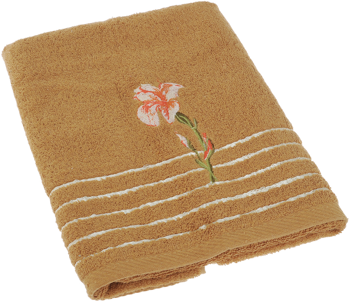 Полотенце Soavita Iris, цвет: светло-коричневый, 50 х 90 см64048 Полотенце Soavita Iris, цвет: светло-коричневый, 50 х 90 см64048Полотенце Soavita Iris выполнено из 100% хлопка. Изделие отлично впитывает влагу, быстро сохнет, сохраняет яркость цвета и не теряет форму даже после многократных стирок. Полотенце очень практично и неприхотливо в уходе. Оно создаст прекрасное настроение и украсит интерьер в ванной комнате.