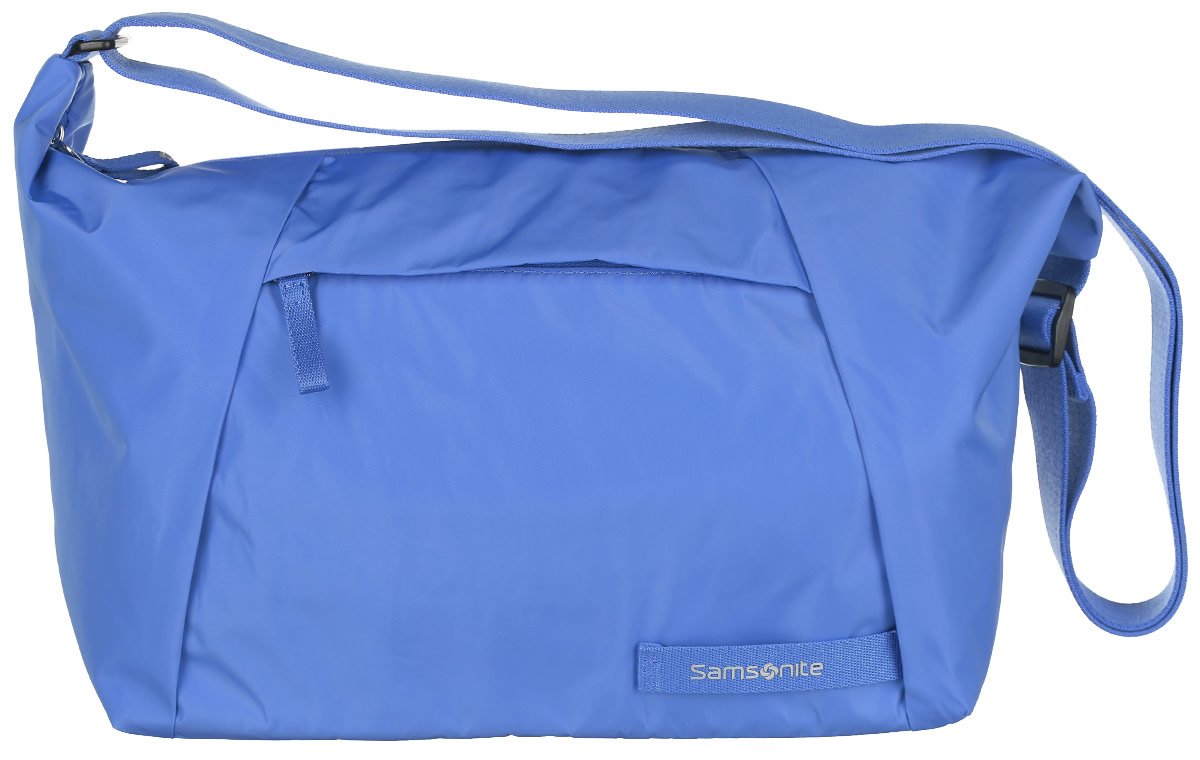 Сумка женская Samsonite, цвет: голубой. 51V-5100151V-51001 Сумка женская Samsonite, цвет: голубой. 51V-5100151V-51001Практичная женская сумка Samsonite изготовлена из полиэстера, оформлена нашивкой с символикой бренда. Изделие содержит одно основное отделение, закрывающееся на застежку-молнию. Внутри отделения расположен накладной кармашек для мелочей, врезной карман на молнии и кармашек для телефона. Лицевая сторона сумки дополнена потайным карманом на молнии. На задней стороне изделия расположен потайной карман на липучке. Сумка оснащена наплечным ремнем регулируемой длины. Стильный аксессуар позволит вам завершить образ и быть неотразимой.