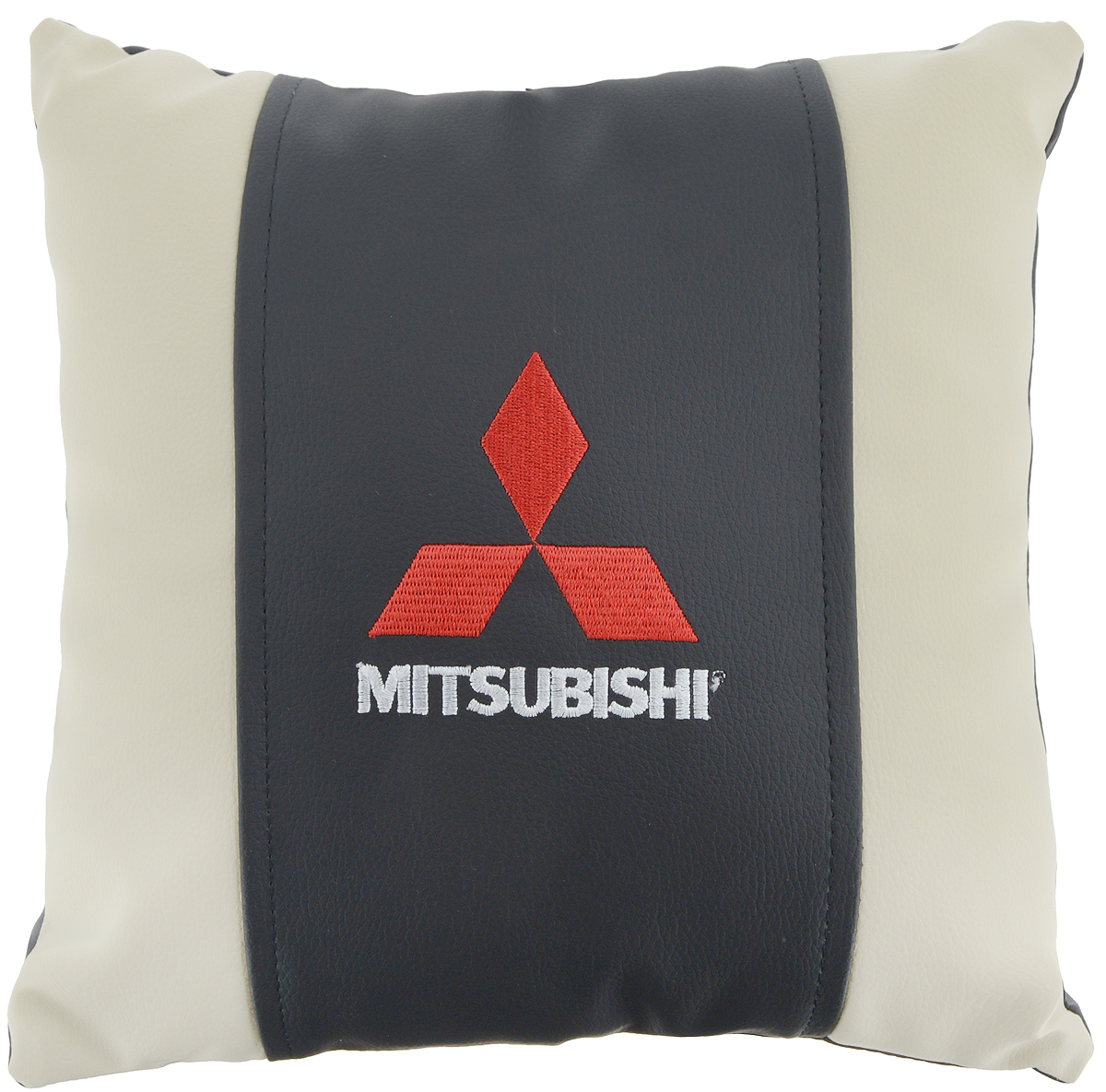 Подушка на сиденье Autoparts Mitsubishi, цвет: молочный, темно-серый, 30 х 30 смМ047 Подушка на сиденье Autoparts Mitsubishi, цвет: молочный, темно-серый, 30 х 30 смМ047Подушка на сиденье Autoparts Mitsubishi создана для тех, кто весь свой день вынужден проводить за рулем. Чехол выполнен из высококачественной дышащей экокожи. Задняя часть темно-серого цвета. Наполнителем служит холлофайбер. На задней части подушки имеется змейка. Особенности подушки: - Хорошо проветривается. - Предупреждает потение. - Поддерживает комфортную температуру. - Обминается по форме тела. - Улучшает кровообращение. - Исключает затечные явления. - Предупреждает развитие заболеваний, связанных с сидячим образом жизни. Подушка также будет полезна и дома - при работе за компьютером, школьникам - при выполнении домашних работ, да и в любимом кресле перед телевизором.
