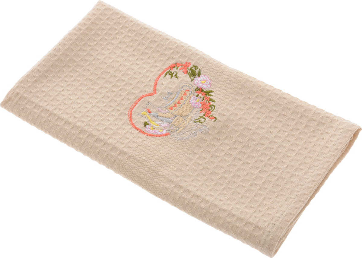 Полотенце кухонное Soavita, 40 х 60 см. 4880248802 Полотенце кухонное Soavita, 40 х 60 см. 4880248802Кухонное полотенце Soavita, выполненное из 100% хлопка, оформлено вышитым рисунком в виде красивой композиции. Изделие предназначено для использования на кухне и в столовой. Такое полотенце станет отличным вариантом для практичной и современной хозяйки. Рекомендуется стирка при температуре 40°C.