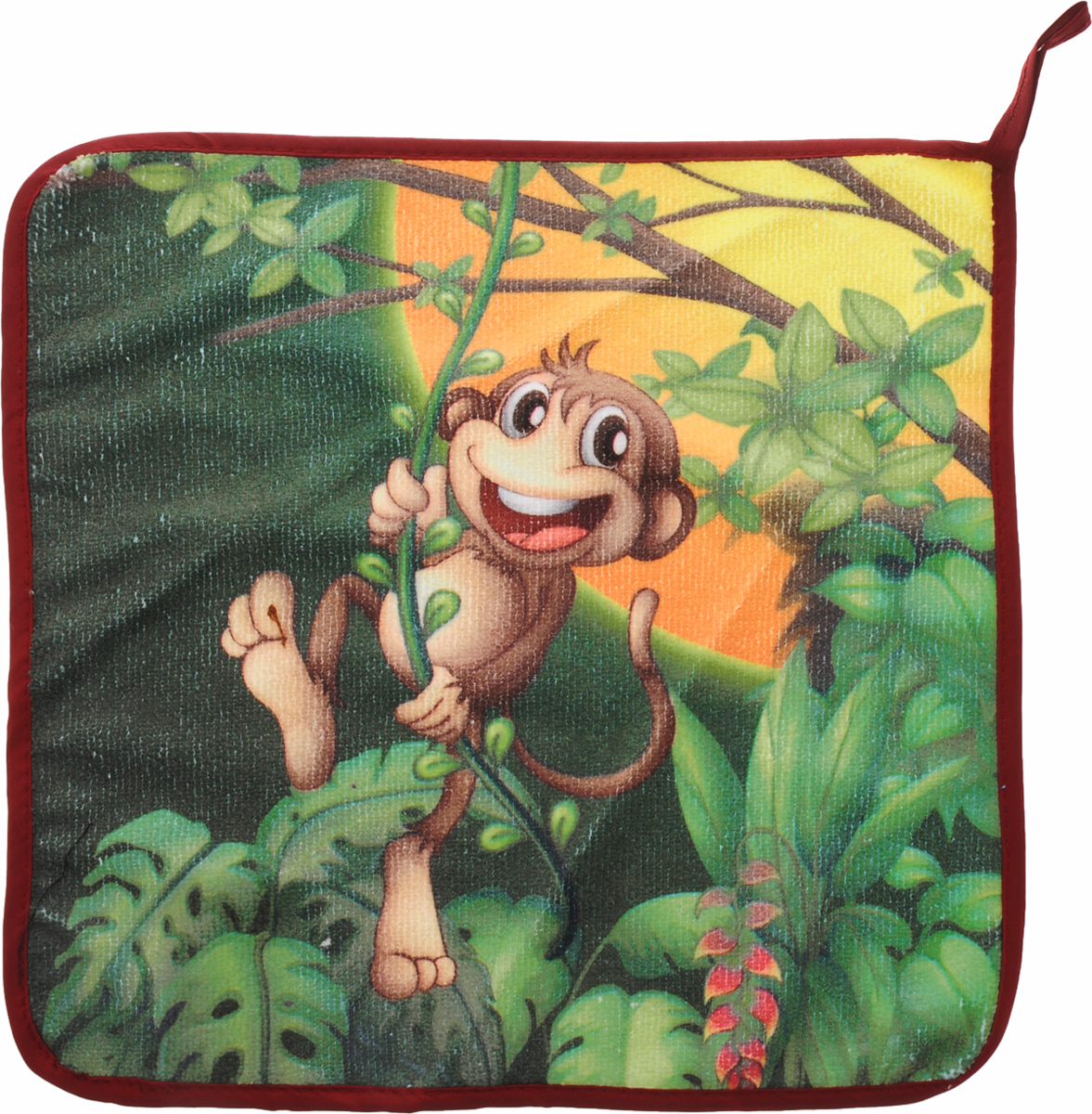 Салфетка кухонная Soavita Monkey, 30 х 30 см. 8059280592 Салфетка кухонная Soavita Monkey, 30 х 30 см. 8059280592Кухонная салфетка Soavita Monkey выполнена из высококачественной микрофибры (80% полиэстер, 20% полиамид) и оснащена петелькой для подвешивания. Изделие отлично впитывает влагу, быстро сохнет, сохраняет яркость цвета и не теряет форму даже после многократных стирок. Салфетка очень практична и неприхотлива в уходе. Она создаст прекрасное настроение и украсит интерьер вашей кухни.
