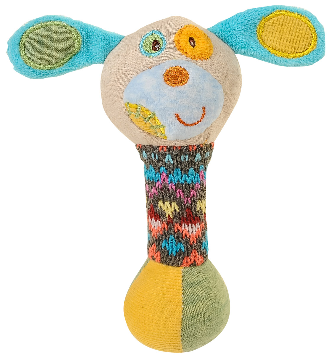 BabyOno Игрушка-пищалка Маленькая собачка1251 BabyOno Игрушка-пищалка Маленькая собачка1251Забавная игрушка-пищалка BabyOno Маленькая собачка поднимет малышу настроение и непременно вызовет улыбку! Игрушка выполнена из мягкого, приятного на ощупь материала различных фактур в виде головы собачки и длинной округлой удобной ножки-держателя. Внутри ножки находится пищалка. Стоит малышу потрясти игрушку, как он услышит забавный звук. Игрушка очень удобна для маленьких детских ручек. Малыш сможет ее держать, трясти, перекладывать из одной ручки в другую. Игрушка-пищалка способствует развитию мышления, координации движений, звукового и цветового восприятия, тактильных ощущений, совершенствует моторику нежных пальчиков малыша. Товар сертифицирован.