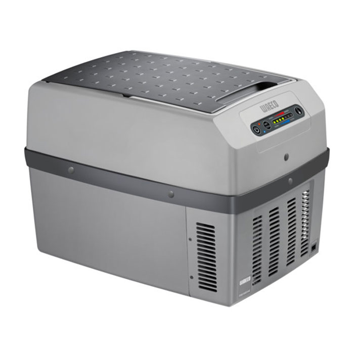 Waeco TropiCool TCX-14 автохолодильник 14 лTCX-14 Waeco TropiCool TCX-14 автохолодильник 14 лTCX-14Waeco 14-TCX TropiCool - это небольшой мобильный холодильник с термоэлектрической системой, разработанный специально для легковых автомобилей. Камера модели имеет вместительность 14 литров, и может сохранять холодными не только продукты, но и напитки. В качестве источника питания агрегат способен использовать сеть с разными напряжениями: 12/24/230 В. Термоэлектрические холодильники Waeco не используют для работы фреон, а значит не оказывают негативного воздействия на окружающую среду, поскольку их принцип работы совершенно не похож на принцип работы привычных ботовых холодильных приборов. Также стоит отметить, что агрегаты отличаются большим ресурсом работы и неприхотливы в эксплуатационных условиях. 7-ступенчатая регулировка охлаждения и нагрева Полезный объем: 13,5 л Отображение температуры на дисплее Функция запоминания последних настроек Класс потребления энергии: A++ Интеллектуальная цепь экономии энергии ...
