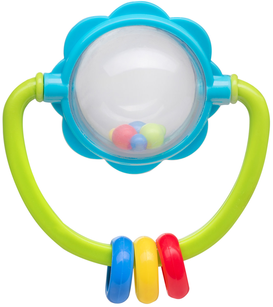 BabyOno Погремушка Шар672 BabyOno Погремушка Шар672Погремушка BabyOno Шар развивает осязательные, зрительные и двигательные способности, учит причинно-следственным связям. Звуки погремушки развивают способность различать силу звука. Погремушка BabyOno Шар развивает моторику и мануальные способности ребенка, навыки захвата ладонью и перекладывания предметов из руки в руку. Легкая конструкция и форма погремушки рассчитаны для маленьких ручек ребенка. Товар сертифицирован.