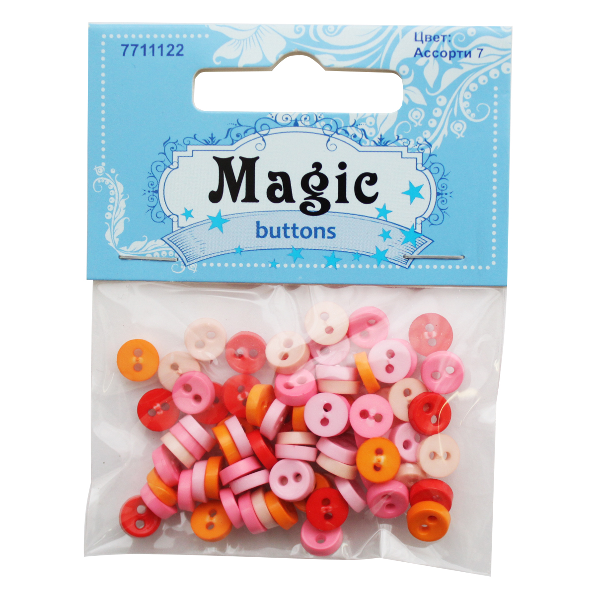Пуговицы декоративные Magic Buttons Круг, 5 г7711122_Ассорти 7 Пуговицы декоративные Magic Buttons Круг, 5 г7711122_Ассорти 7Яркие и красочные пуговицы Magic Buttons станут прекрасным дополнением к любому образу. Пуговицы выполнены в разных цветовых вариантах и формах.