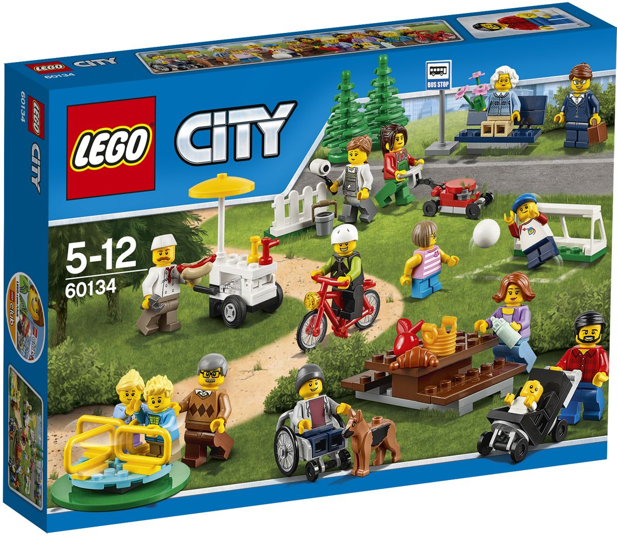 LEGO City Конструктор Праздник в парке 6013460134 LEGO City Конструктор Праздник в парке 6013460134Познакомьтесь с множеством новых людей, проведя прекрасный день в парке! Помогите отцу присмотреть за малышом, пока дети играют на детской площадке с бабушкой и дедушкой. Купите у продавца с тележкой хот-дог и съешьте его, сидя на скамейке в парке, прежде чем вернуться к рисованию. Но следите, чтобы собака на стащила еду, пока вы отвернетесь. Это идеальный набор, чтобы сделать город веселее! Набор включает в себя 157 разноцветных элементов. Конструктор - это один из самых увлекательных и веселых способов времяпрепровождения. Ребенок сможет часами играть с конструктором, придумывая различные ситуации и истории.